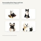Custom pet figurine from photo for dog or cat remembrance
