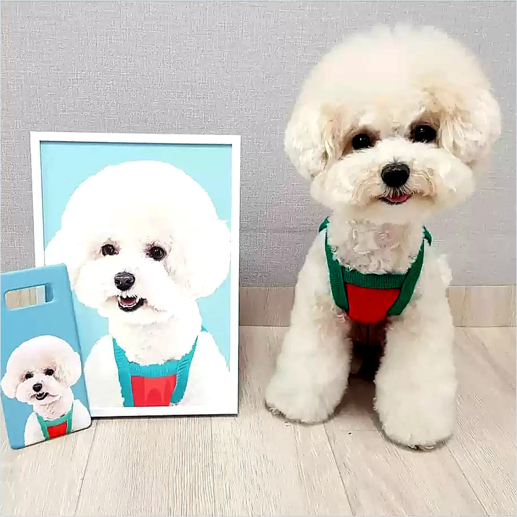 Custom Hand-Painted Pet Portrait from Photo